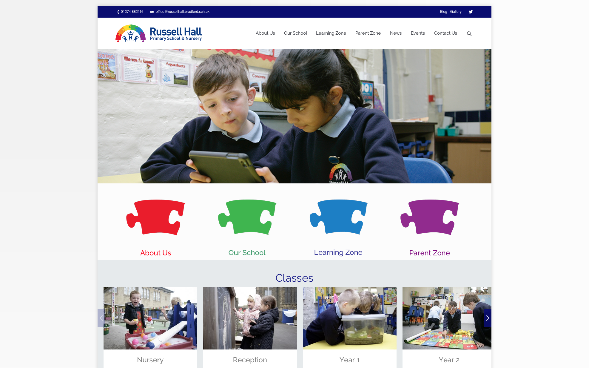 Russell Hall Website