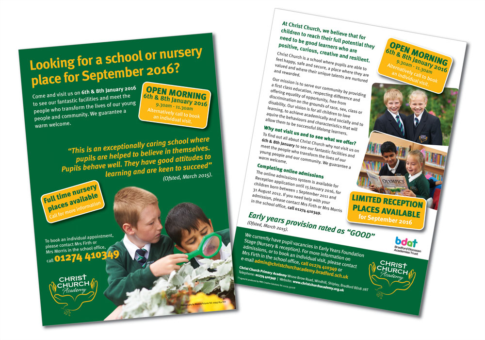 ChristChurchAcademy OpenDayLeaflet