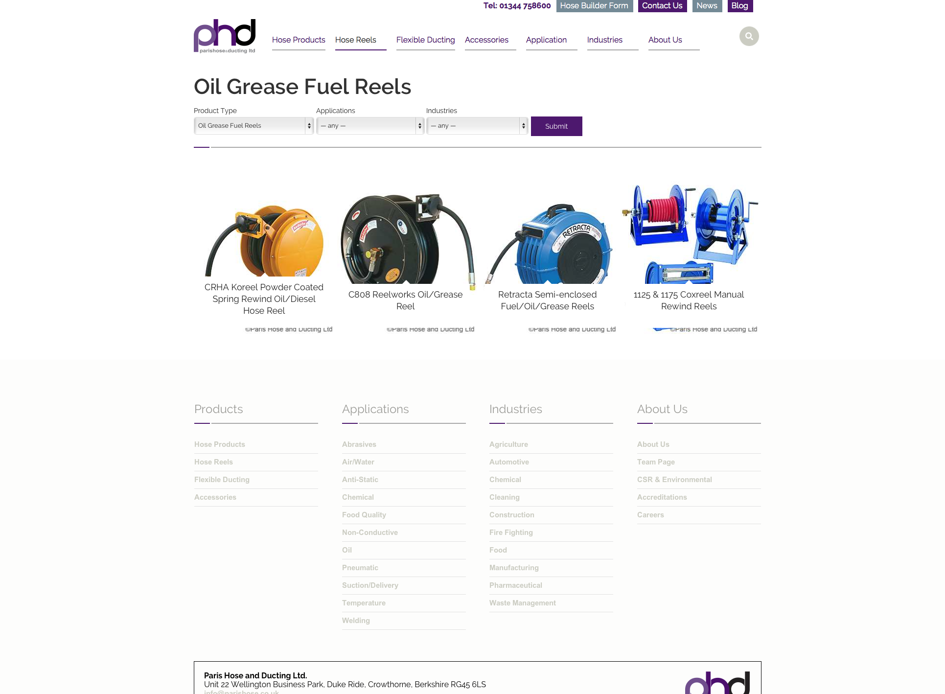 PHD Paris Hose Ducting PMD Creative Solutions Ltd
